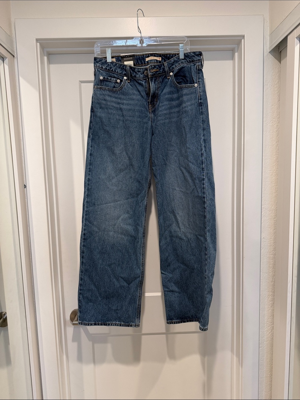 Levi's Wide-Leg Flare Jeans - Blue Denim